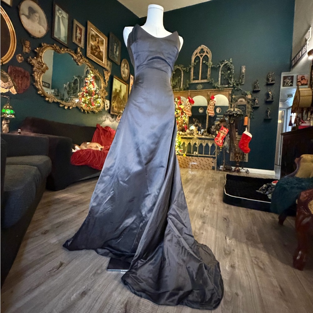 Richard Tyler Strapless Black Couture Gown - Picture 16 of 17
